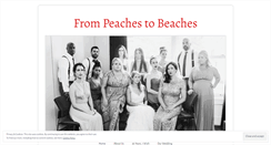 Desktop Screenshot of frompeachestobeaches.com